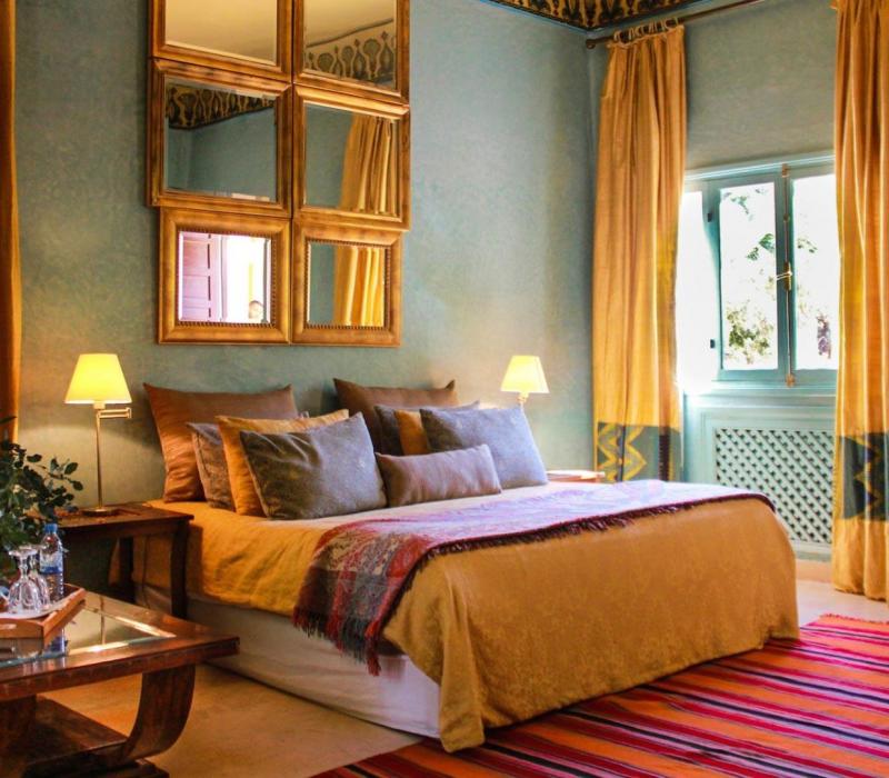 Marokko Marrakesch Jnane Tamsna Salmia House Jnane-Tamsna-Persian-room