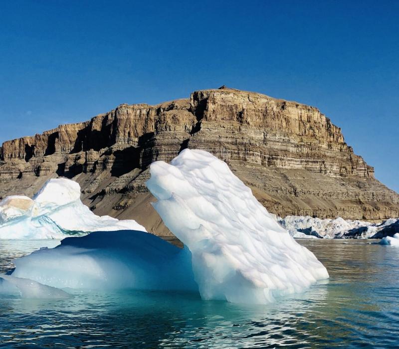 Grönland Eisberg Boot