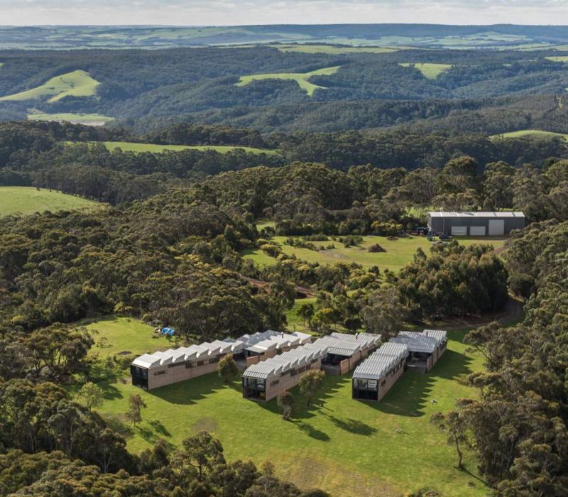 Australien_NZ_Polynesien Australien Victoria Wattle Hill Alkina Lodge Aerial-23_