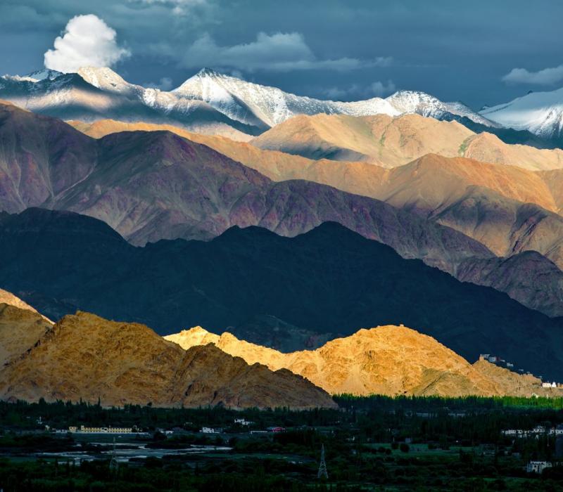 Indien Ladakh Ladakh Landschaft