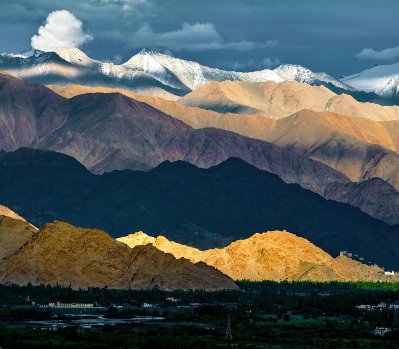 Indien Ladakh Ladakh Landschaft