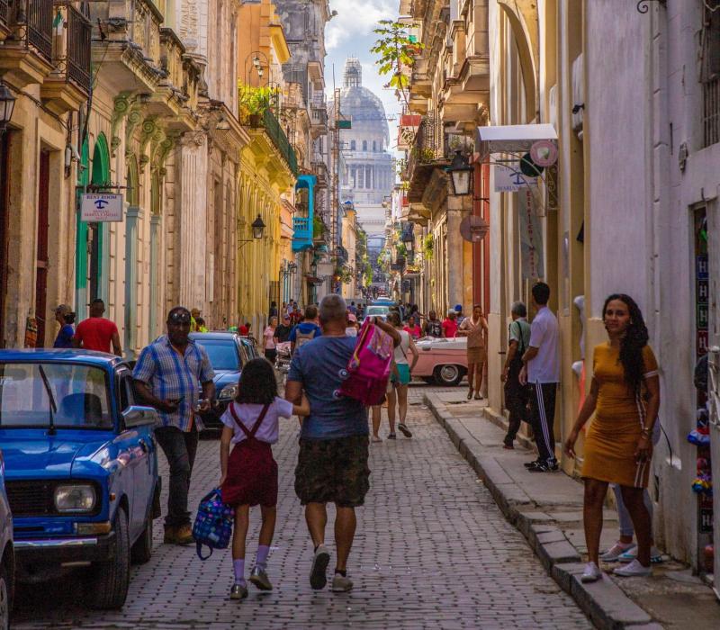 Cuba Blick auf Kapitol Havanna
