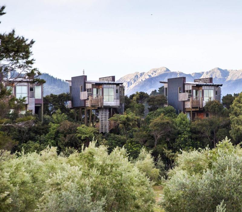 Australien_NZ_Polynesien Neuseeland Südinsel Kaikoura Hapuku Lodge & Tree Houses