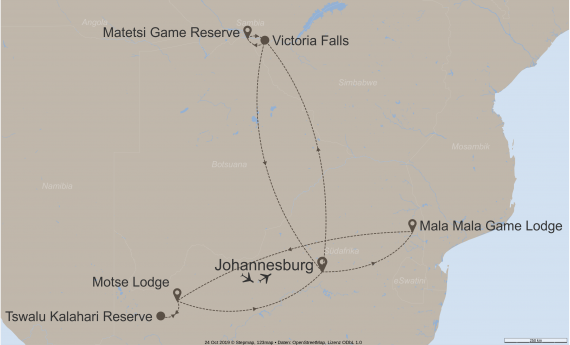 Afrika Südafrika StepMap-Karte-Deep-down-Africa-10032