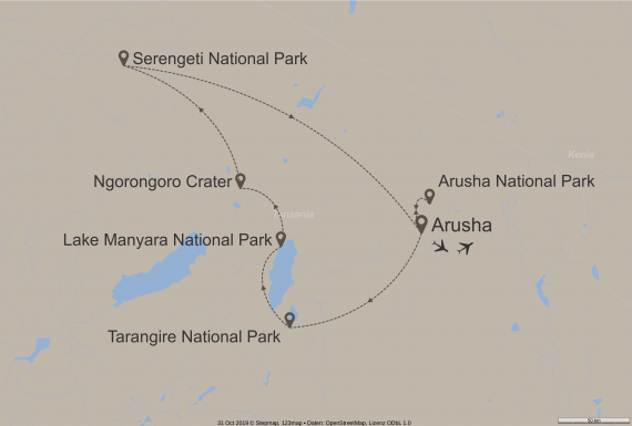 Afrika Tansania StepMap-Karte-Take-a-walk-on-the-wild-side-10042