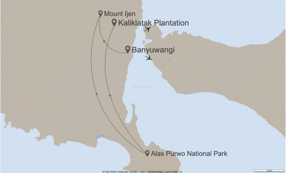 Asien Indonesien StepMap-Karte-Active-Java-10063