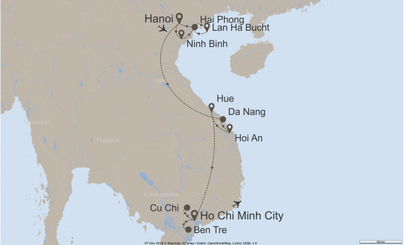 Asien Vietnam StepMap-Karte-Authentisches-Vietnam-10088