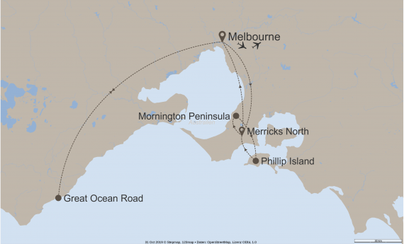 Australien_Neuseeland Australien StepMap-Karte-Out-of-Melbourne-10093