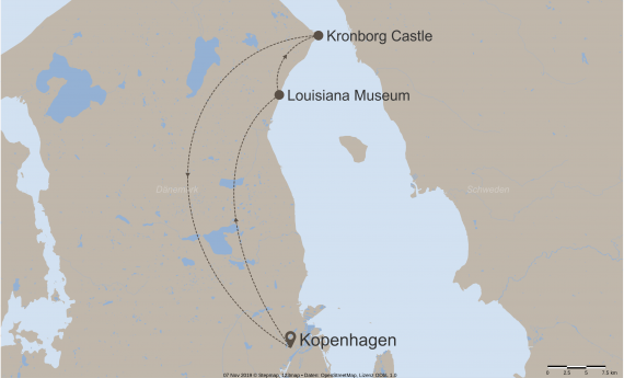 Europa Dänemark StepMap-Karte-Nordic-Art-Design-10110