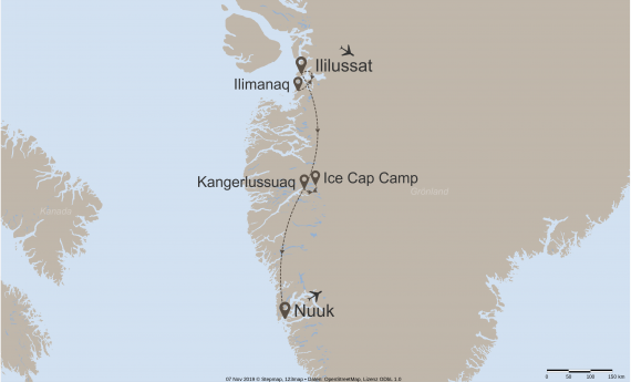 Europa Grönland StepMap-Karte-Majestic-Greenland-10106